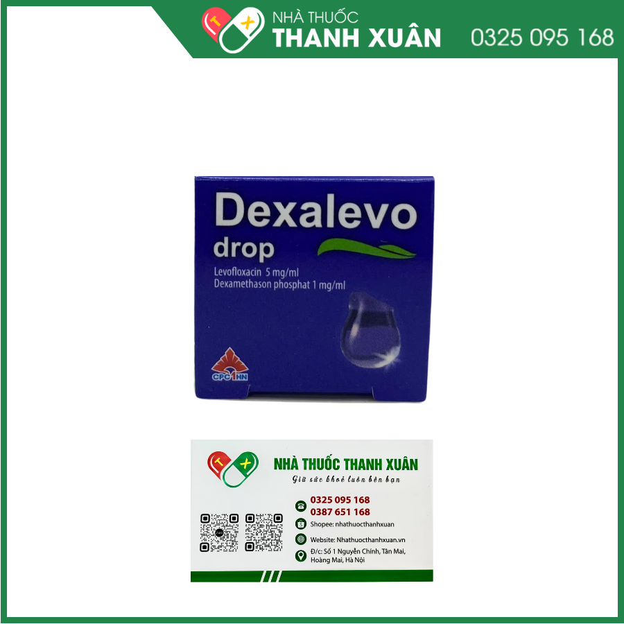Dexalevo Drop - Thuốc điều trị nhiễm khuẩn mắt